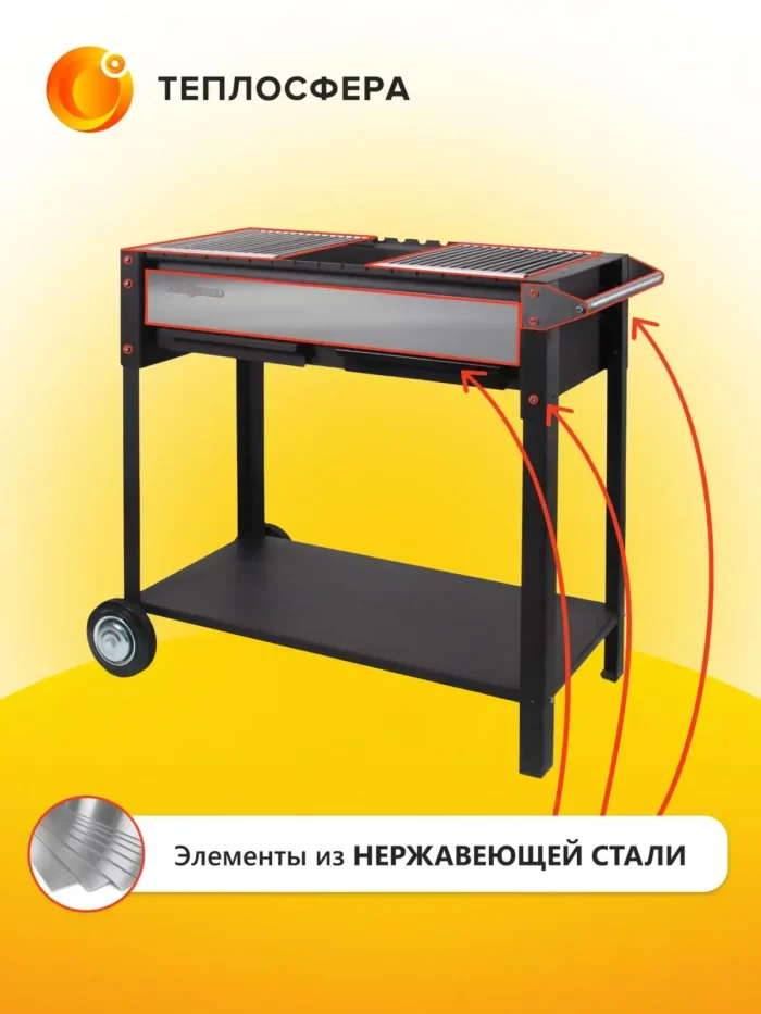 Мангал Premium МП 01 03