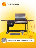 Печь мангал Premium ПМП 04 03